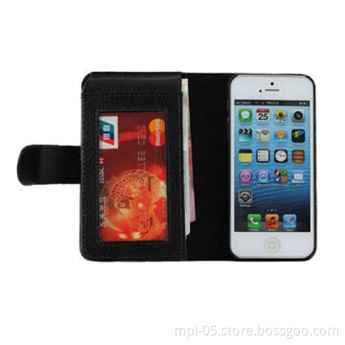 New Slim Flip Spigen SGP Leather Case for iPhone 5